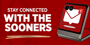 Stay Connected with the Sooners thumbnail with a cell phone image